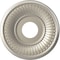 Ekena Millwork Berkshire PVC Medallion (Canopies up to 5 3/4"), 13"OD x 3 1/2"ID x 3/4"P, Bright Coat Aluminum CMP13BEBAL - alternate 1